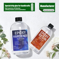 Kit de résine époxy transparente AB non toxique pour l'artisanat DIY et les tables en résine