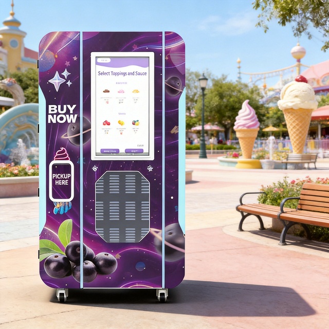 Ice Cream & Beverage Vending Machine Maquina Expendedora Vending Machine