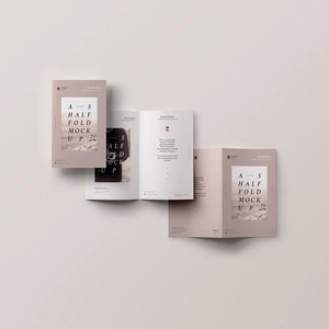 Professional Folded Brochure <strong>Printing</strong> Glossy Card Stock Embossing <strong>Custom</strong> Sizes Fast Delivery - Product Image 2