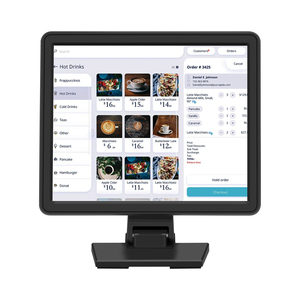 15 17 19 inch Windows <span class=keywords><strong>POS</strong></span> Hệ thống tương thích IPS bền cảm ứng màn hình <span class=keywords><strong>POS</strong></span> siêu thị nhà hàng cảm ứng màn hình Màn hình - Product Image 1