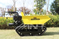 Chargeuse-pelleteuse sur chenilles ANT, mini-dumper auto-déchargeur, moteur 5,5 CV, boîte de vitesses à roulements, rayon de braquage court BY400