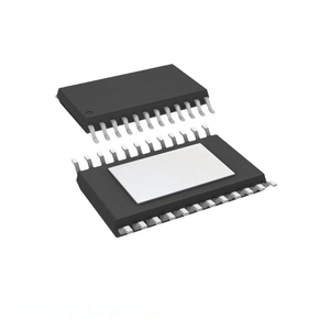 Achetez des composants électroniques en ligne : Circuit intégré de gestion de l'alimentation (PMIC) IC PWR SWITCH 24HTSSOP TPS2220APWPRG4 en stock - Product Image 1