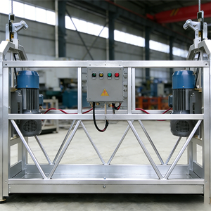 Электрическая подъемная строительная платформа для обслуживания зданий, высотных работ, с широкой рабочей площадкой, секции из алюминиевого сплава - Product Image 3