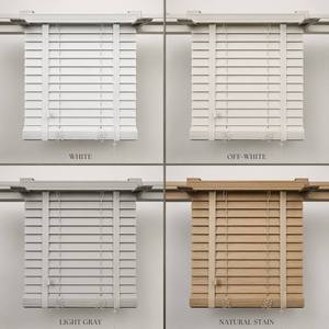 Persianas Venecianas Horizontales de PVC Blanco, Lamas de 50 mm, Cinta Adhesiva, Bloqueo de Rayos UV, Control de Privacidad, Integradas <span class=keywords><strong>para</strong></span> Dormitorio, Tamaño Personalizado, OEM, ODM - Product Image 6