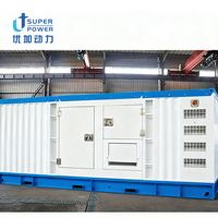 Générateur diesel triphasé robuste ATS Weichai Yuchai Sdec 2000KVA 1500RPM 220V/380V pour usage industriel et commercial