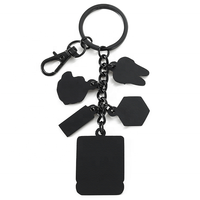 Porte-clés personnalisés en métal avec pendentif en émail doux, fabrication en usine, OEM, pas cher, code QR de dentiste