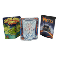 Sachet Doypack Personnalisé Anti-Enfant, Holographique, Anti-Humidité, Anti-Odeur pour Bonbons Comestibles 3,5g