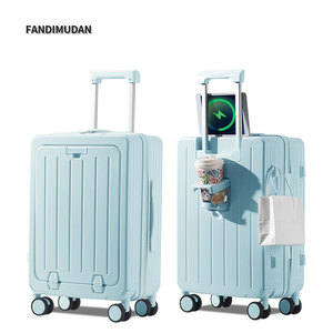 Set di bagagli <span class=keywords><strong>da</strong></span> 20/24/26 pollici OEM/ODM <span class=keywords><strong>da</strong></span> <span class=keywords><strong>viaggio</strong></span> con apertura frontale espandibile con ruote universali - Product Image 4