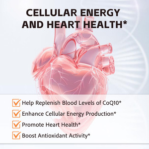 Cápsulas Blandas de CoQ10 de 200 mg de Fábrica Directa, Apoyo Diario al Bienestar Cardíaco y Vitalidad, Cápsulas Blandas Antioxidantes de Alta Absorción, 240 Cápsulas Blandas - Product Image 5