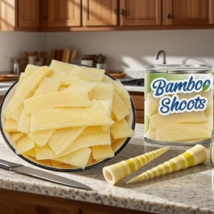 Tranches de pousses de bambou premium en conserve, délicatesse prête à consommer, pousses de bambou en conserve - Product Image 5