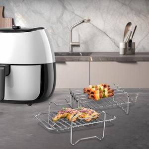 Rejilla de acero inoxidable para freidora de aire <span class=keywords><strong>Ninja</strong></span> AF400UK y AF451UK con pinchos para barbacoa, accesorios para freidora de aire - Product Image 5