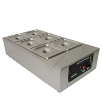Machine de fusion de chocolat Offre Spéciale commerciale en acier inoxydable revêtement de chocolat noix cacahuètes amande raisin petite Machine