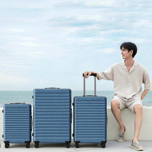 Ensemble de bagages extensibles Peak Blue 28 pouces, valise à roulettes antichoc avec serrure, légère, 4 roues, unisexe, valise de voyage printemps - Product Image 2