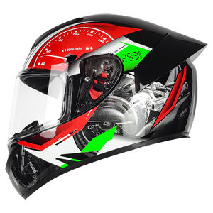 Casque intégral de motos DOT de couleur personnalisée bon marché avec boucle à dégagement rapide Logo personnalisable/paquet casques au design novateur - Product Image 1
