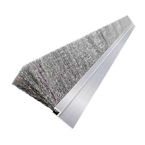 Aluminum Alloy Strip Brush Nylon Bristle Industrial Grade Dustproof Door <b>Window</b> <b>Sealing</b> Brush 1.5mm Thickness Durable - Product Image 3