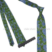Dasi Poliester Sentuhan Sutra Motif Paisley Retro 7.5cm Dasi Mewah Motif Bunga Kotak-kotak Titik Cravat Pesta Jas Tuxedo Hadiah Aksesori Pria