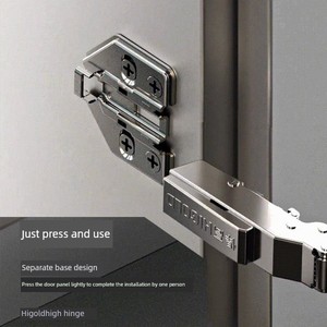 Charnières de meuble à dégagement rapide à deux étapes Higold Série L2.0 avec réglage excentrique pour portes en bois - Product Image 2