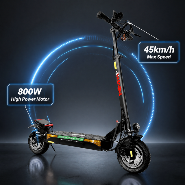 EU STOCK High Power 48V 800W Motor Electric Scooter for Adults Off-road Fast 450km/h 10 inch Fat Tire Foldable E-Scooter