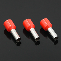Bornes de fil de câble tubulaire simple ou double série VE en laiton isolées avec connecteur de virole à sertir en cuivre