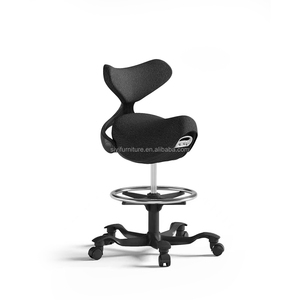 Chaise de <span class=keywords><strong>bureau</strong></span> exécutive ergonomique moderne en maille respirante, réglable en hauteur, avec accoudoirs pivotants, dossier mi-haut et soutien lombaire, pour chambre et maison - Product Image 4