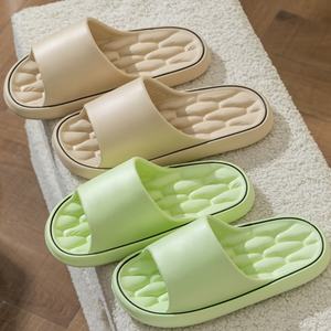 Pantuflas de Interior con Diseño de Patrones Lindos, Chanclas Tejidas Abiertas, Antideslizantes, Ligeras, Acolchadas, con Suelas Gruesas y Suaves para Hombres y Mujeres - Product Image 2