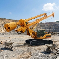 Foreuse rotative mobile portable diesel de 68 m avec moteur et engrenages, machine de forage de 2000 mm SR235S SR235