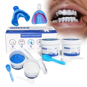Medical Grade CE Approved Dental Consumables Veneers Tray Putty Grillz Mold Kit Heavy Body Dental Silicon Impression Materi