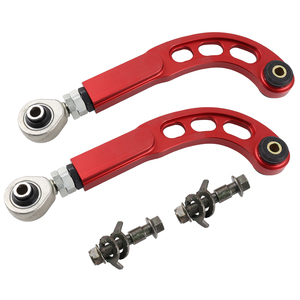 Kit de Brazos de Camber Delanteros y Traseros Ajustables de Aluminio Billet CNC Aoso Negro/Plata para Scion TC 2005-2010 ANT10, Pedidos al por Mayor Disponibles - Product Image 2