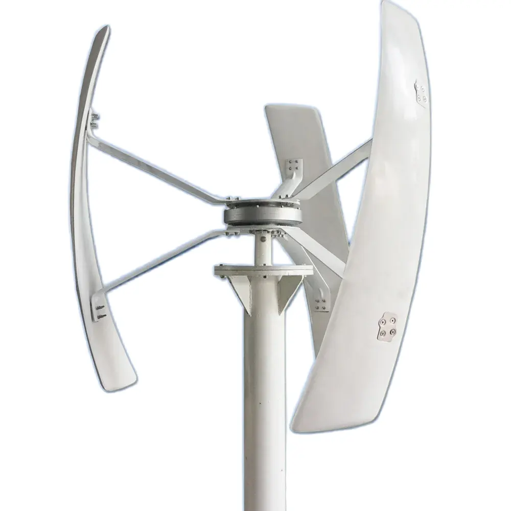 Gerador de turbina eólica vertical de energia livre para uso doméstico Gerador de ímã Gerador eólico