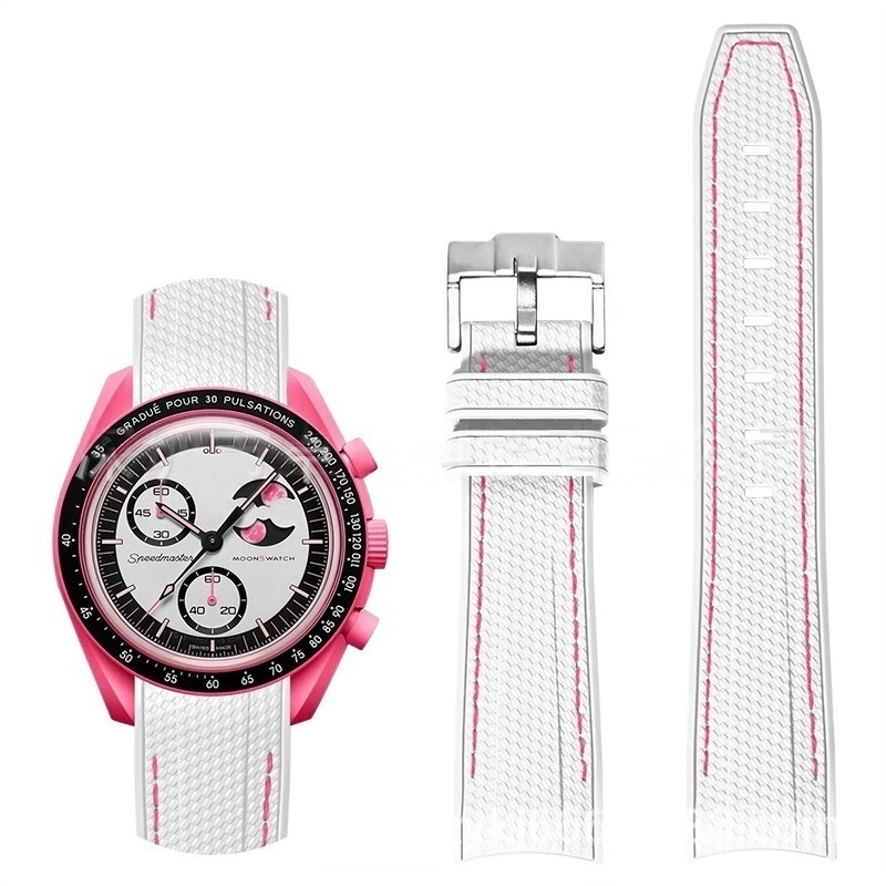 Ligne blanche + rose