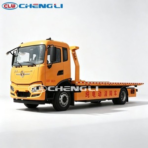 Pure Electric Heavy Duty Flatbed <b>Wrecker</b> <b>Truck</b> 362km Mileage 15000kg Towing Capacity Imported Hydraulic System 18Ton Flatbed <b>Tow</b> - Product Image 3