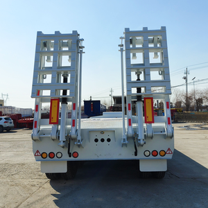 Versatile 3/4 Axles Iron Flatbed Semi <b>Trailer</b> 25-30Tons Transport <b>Trailer</b> for Heavy Equipment and Cargo Fengniao - Product Image 5