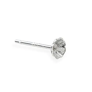 For Jewelry Making S925 Sterling Silver Earring Accessories Inlaid Jewelry DIY Ear Pin Accessories