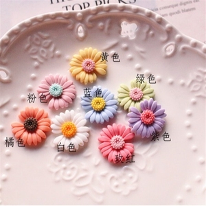 Accessoire DIY pour cheveux de filles caohui, coque de téléphone en résine, tournesol, marguerite, même style que <span class=keywords><strong>G-Dragon</strong></span> - Product Image 2
