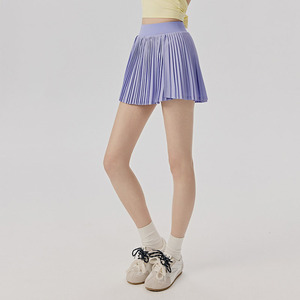 Ensemble jupe de tennis rembourrée avec logo personnalisé, haut court à dos échancré et jupe, séchage rapide, pour le golf et le paddle, haute qualité, avec poches, jupe plissée - Product Image 6