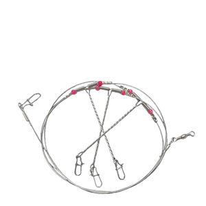 Fil <span class=keywords><strong>de</strong></span> pêche en <span class=keywords><strong>acier</strong></span> inoxydable, équipement <span class=keywords><strong>de</strong></span> pêche, fil <span class=keywords><strong>de</strong></span> pêche, corde, émerillon, hameçons, support d'équilibrage, matériel <span class=keywords><strong>de</strong></span> pêche - Product Image 1