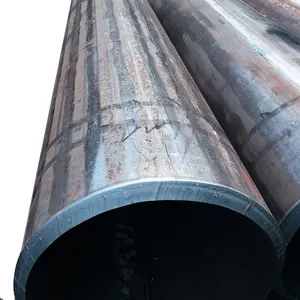 חומרי מבנה בנייה Shs Rhs שחור ברזל עגול צינור פלדה חלול