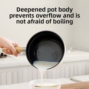 Olla Antiadherente de Cerámica y Hierro, Estilo Moderno y Minimalista, Multiusos, para Comida de Bebé y Leche, para Uso Individual - Product Image 3