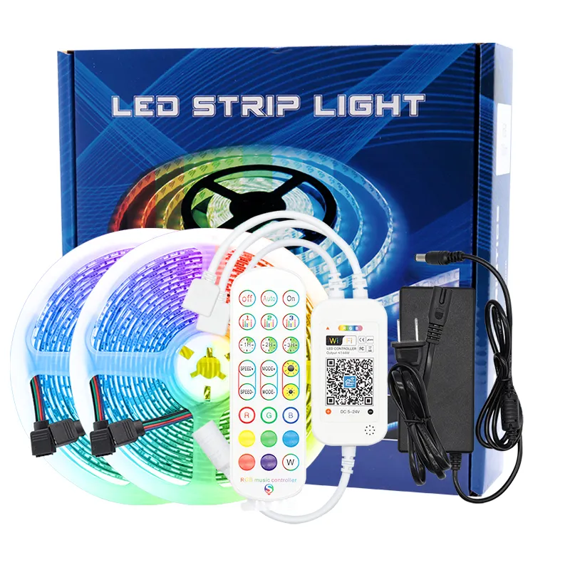 LED Light Strip RGB Factory Outlets SMD 5050 Rgb IP65 12V Alexa Google Amzon Hot Product 30leds