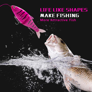 130mm 37,5G nuevo señuelo Swimbait articulado hundimiento cebo gigante <span class=keywords><strong>Balam</strong></span> señuelo de pescado para cebo grande bajo bagre señuelo duro cebo gigante - Product Image 2