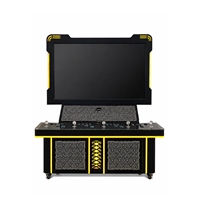 Table de jeu d'arcade verticale en métal personnalisable de 65 pouces LUCK Skill, à monnayeur, pour quatre joueurs, avec accepteur de billets, pour centre de jeux