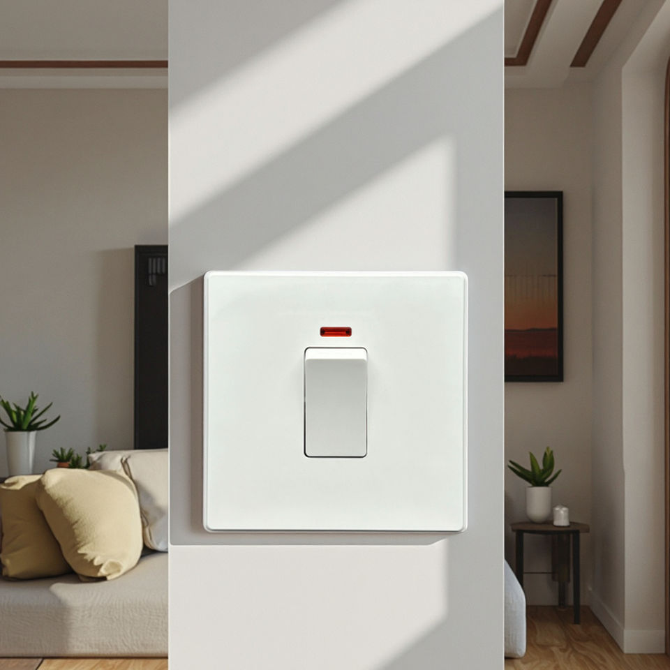 VNX V26 Series Wall Light Power Switch 86 Type 20A Water Heater Switch for Home