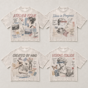 Camiseta de algodón de 300GSM al por mayor, personalizada, de alto gramaje, con lavado vintage, oversize, corta, de corte cuadrado, con pedrería, para hombre - Product Image 3