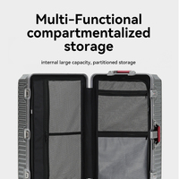 Valise à roulettes PC avec grande capacité Classy USB Charging Spinner Caster-Valise améliorée