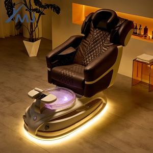 Máquina de salón de uñas reclinable de lujo, silla de pedicura de masaje eléctrico, masaje de spa de pies - Product Image 3