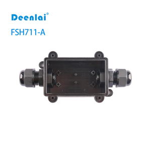 Caja resistente a la intemperie para exteriores, para conexión de <span class=keywords><strong>cables</strong></span> eléctricos, caja de conexiones de <span class=keywords><strong>2</strong></span> vías con bloque de terminales de 3 pines - Product Image 2