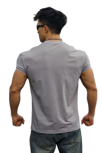 T-shirt Sportiva Personalizzabile Solona 85% Poliestere 15% Spandex, Maglietta Traspirante <span class=keywords><strong>da</strong></span> Uomo per Palestra, Allenamento e Fitness - Product Image 3