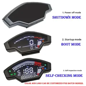 เครื่องมือ AKT200รถจักรยานยนต์ vort-X 200เครื่องวัดความเร็ว italika ติดตั้งเครื่องวัดระยะทางอิเล็กทรอนิกส์ - Product Image 2