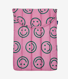 Bolsa para portátil hinchada, cara feliz personalizada, impresión completa personalizada - Product Image 3