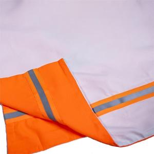 Ensemble de sacs de rangement à cordon de serrage orange, bande réfléchissante, en nylon, réutilisables, pour le camping en plein air, le linge, les voyages, sacs organisateurs - Product Image 2